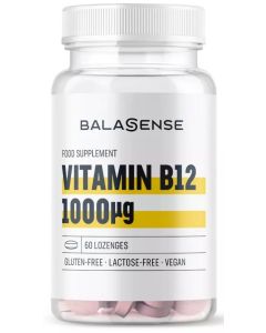 Balasense Vitamina B12 Sublingual Sabor Fresa 60 Comprimidos