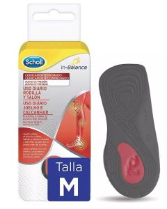 Scholl Plantilla Uso Diario Rodilla y Talón Talla M
