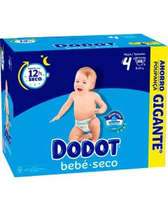Dodot Pañales Bebé Seco Megabox Talla 4 168 uds
