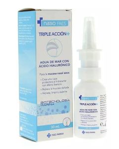 Faes Farma Naso Faes Triple Accion+ Agua de Mar con Acido Hialurónico 30 ml
