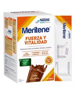 Meritene Fuerza y Vitalidad Chocolate 15 Sobres