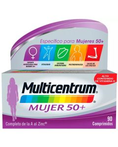 Multicentrum 50+ Mujer 90 Comprimidos