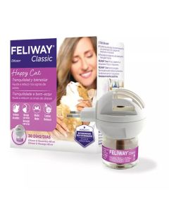 Feliway Classic Difusor + Recambio 30 Días Tranquilidad y Bienestar
