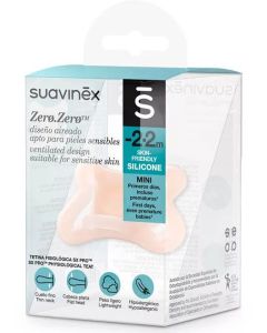 Suavinex Chupete Zero Zero con Tetina Silicona Fisiológica SX Pro -2-2m