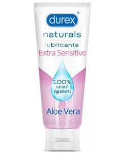 Durex Lubricante Natural Extrasensitivo Aloe Vera 100 ml