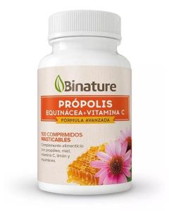 Binature Propóleo con Equinácea y Vitamina C 100 Comprimidos Masticables