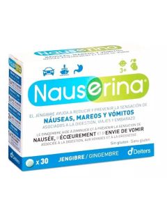 Nauserina Antimareos Jengibre 30 Comprimidos