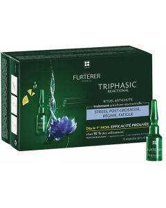 René Furterer Triphasic Reaccional Tratamiento Anticaída 12 Ampollas