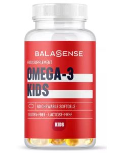 Balasense Omega 3 Niños Vitaminas D+E 60 Cápsulas Blandas