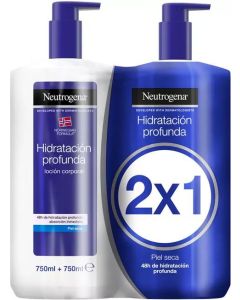 Neutrogena Loción Corporal Hidratación Profunda 2x750 ml