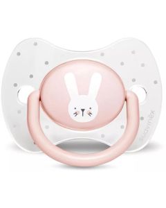 Suavinex Chupete Premium Fisiológico Silicona 0-6m Conejito Rosa