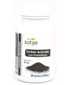 Sotya Carbón Vegetal Probiótico 90 Cápsulas