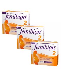 Femibion 2 Embarazo Ácido Fólico 3x28 Cápsulas + 28 Comprimidos