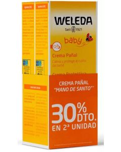 Weleda Crema Pañal 2x75 ml (2ª ud. 30% descuento)