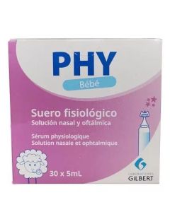 Phy Suero Fisiologico Monodosis 30x5 ml