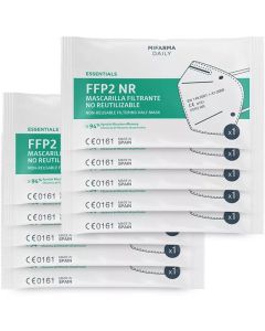 Mascarilla FFP2 NR Mifarma Daily Color Blanco 10 uds