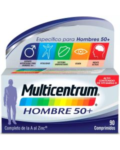 Multicentrum Hombre 50+ 90 Comprimidos
