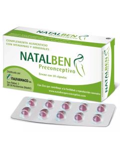 Natalben Preconceptivo 30 Cápsulas