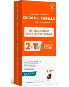 Ducray Anacaps Reactiv Concentrado 90 Cápsulas