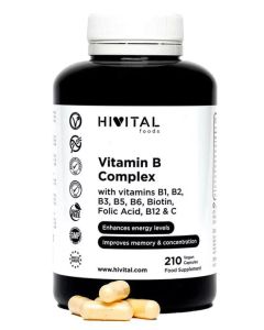 Hivital Vitamina B Complex 210 Cápsulas Veganas