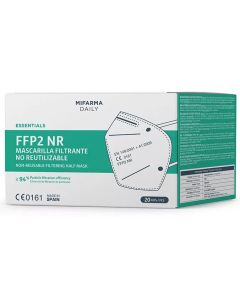 Mascarilla FFP2 NR Color Blanco Mifarma Daily 20 uds