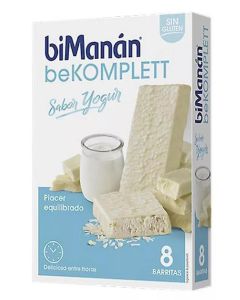 BiManán beKOMPLETT Barritas Sabor Yogur 8 Uds