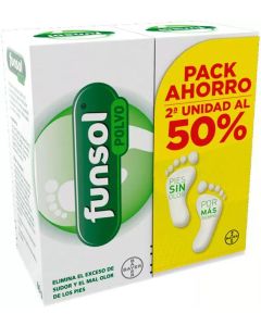 Funsol Polvo Desodorante Pies 2x60 gr (2ª al 50% descuento)