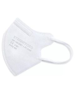 Mascarilla FFP2 Infantil Niños Color Blanco Stranfford 20 uds