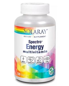 Solaray Energy Spectro Multivitamínico 120 Cápsulas Vegetales
