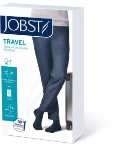 Jobst Travel Calcetines, Negro, Talla 2