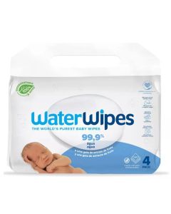 Waterwipes Toallitas Bebé 4x60 Uds
