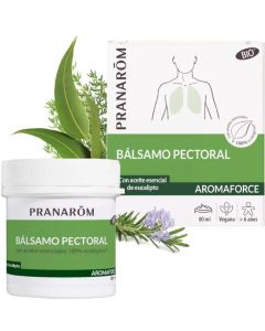 Pranarom Aromaforce Bálsamo Pectoral +6 Años Bio 80 ml