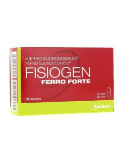Zambon Fisiogen Ferro Forte 30 Cápsulas
