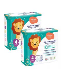 Mifarma Baby Pañales T4 (7-18 kg) 2x40 uds